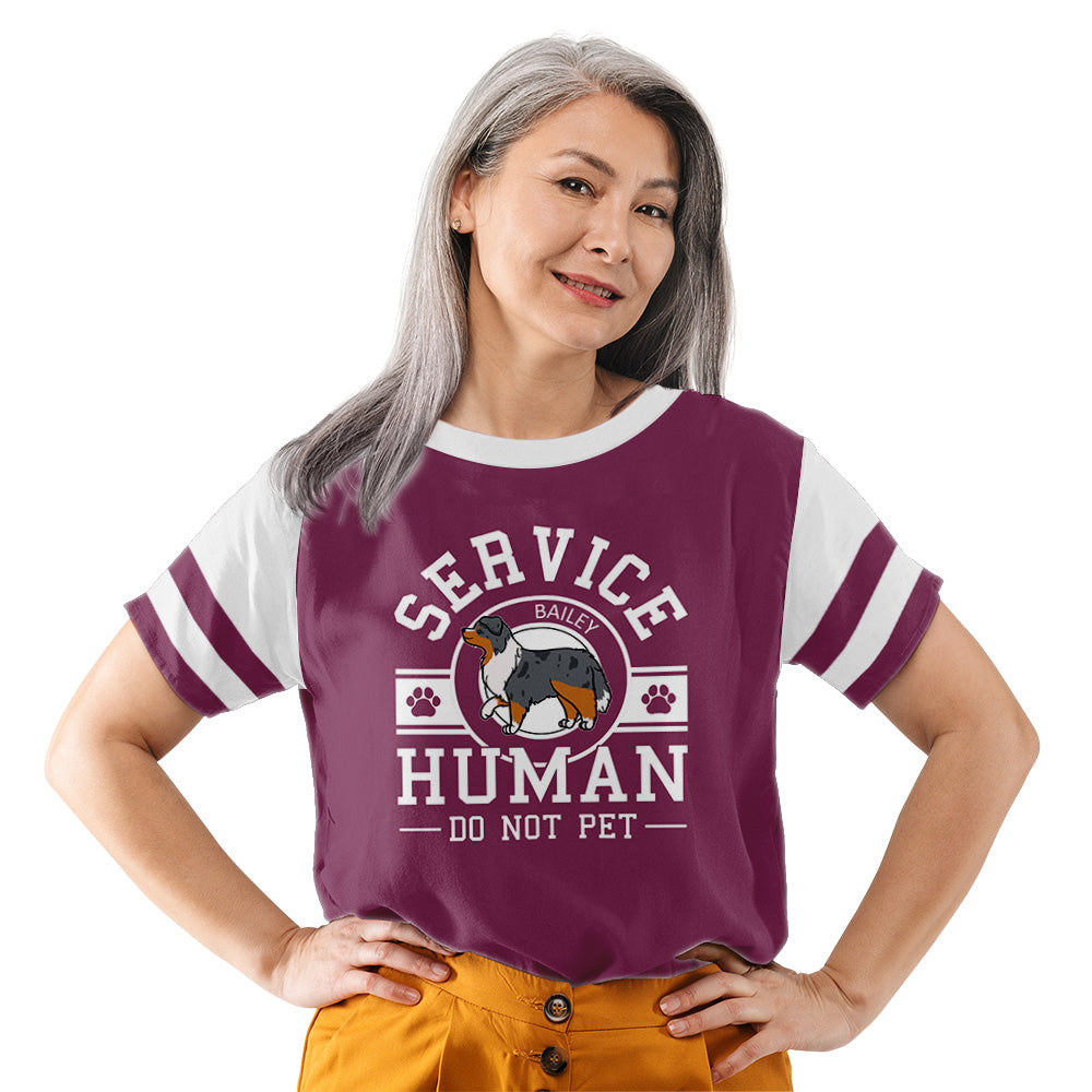 Service Human Logo Personalized All-over Print Comfort T-shirt