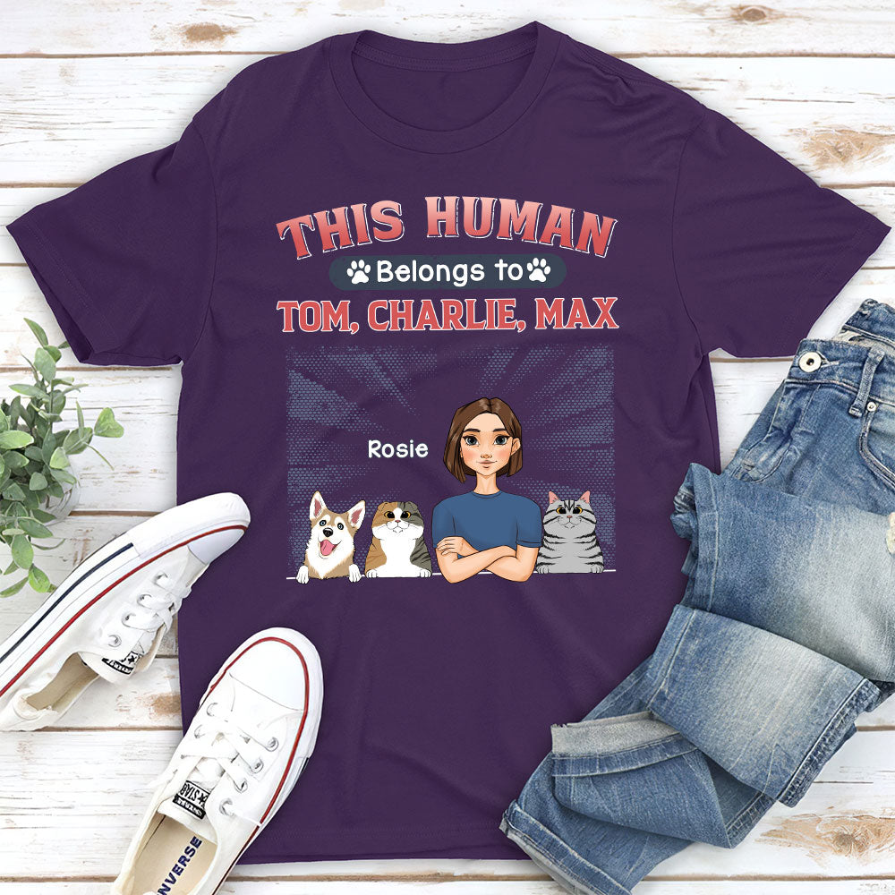 Personalized Custom Unisex Pet Lover T-shirt - Ideal Gift