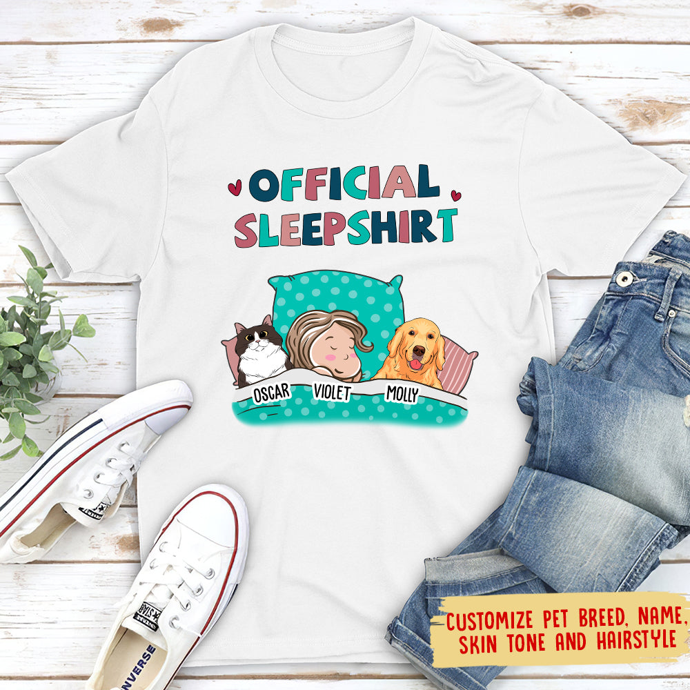 Personalized Unisex Pet Official Sleepshirt - Ideal Gift for Pet Lovers