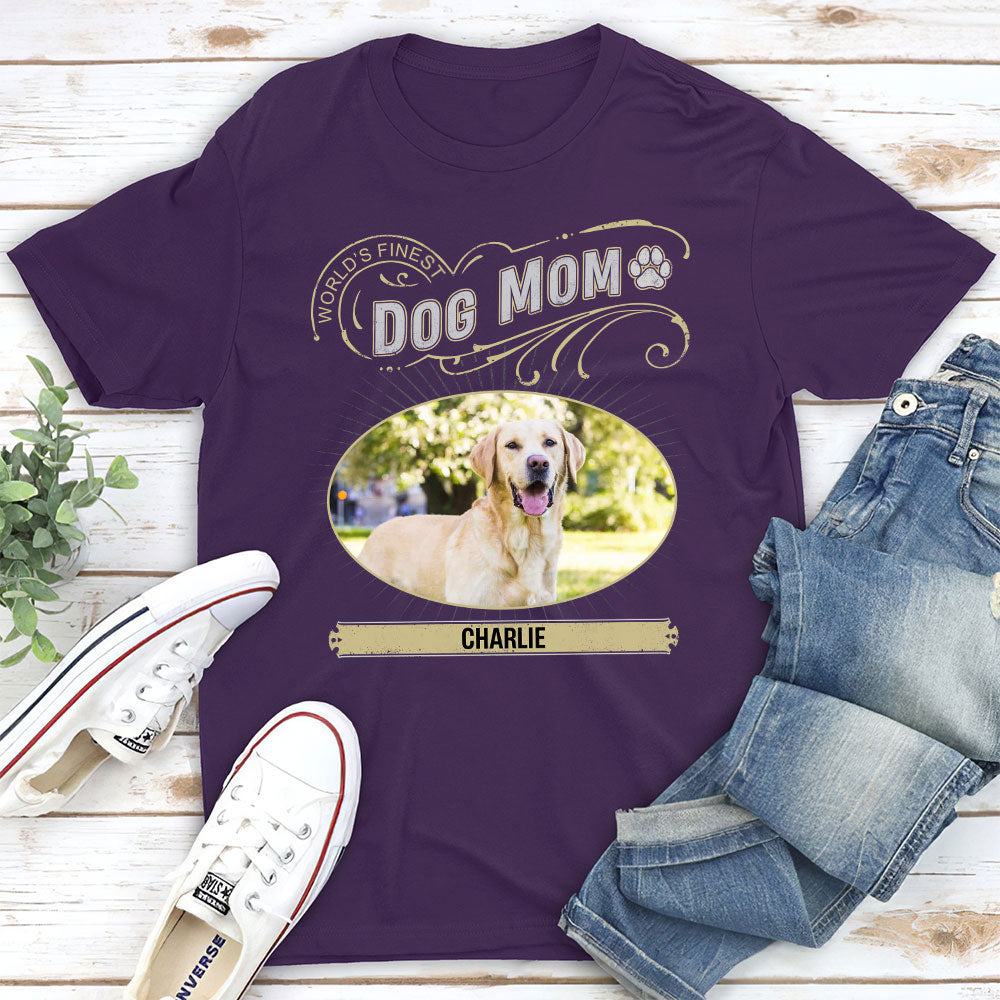 Finest Personalized Custom Unisex T-shirt for Dad and Mom - Ideal for Pet Lovers