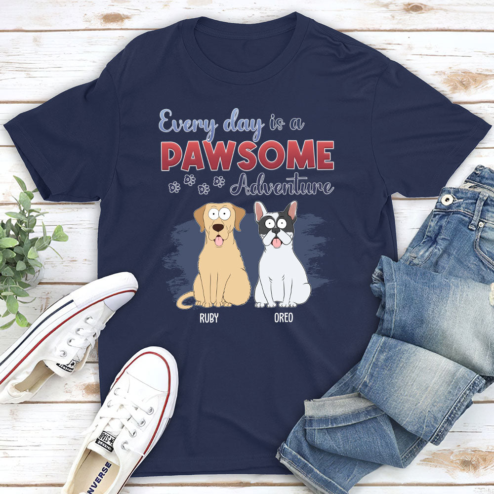 Customizable Every Day Adventure Dog Unisex T-shirt - Ideal Gift for Pet Lovers