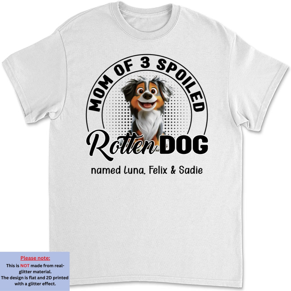 Adorable Customizable Unisex Dog Chibi Cartoon Personalized T-Shirt for Pet Lovers