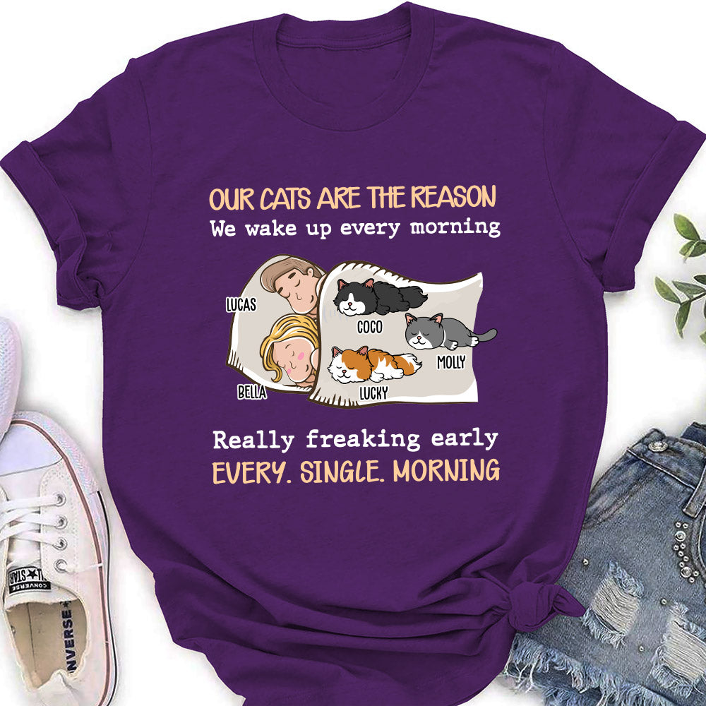 Personalized Custom My Pet Reason Couple 2 Women's T - shirt for Pet Lovers
