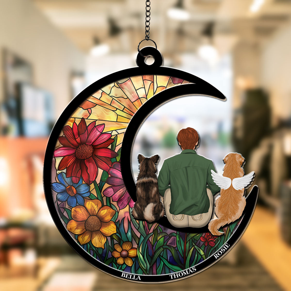 Personalized 'Until I See You Again' Custom Suncatcher - Ideal Decor & Gift