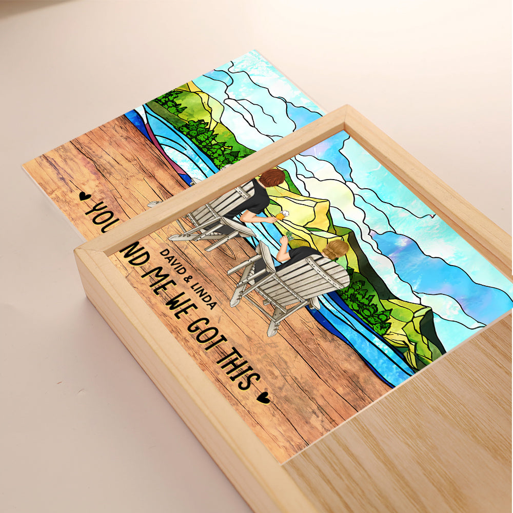 Personalized You, Me, and Our Fur Babies Frame Light Box - Unique Home Decor