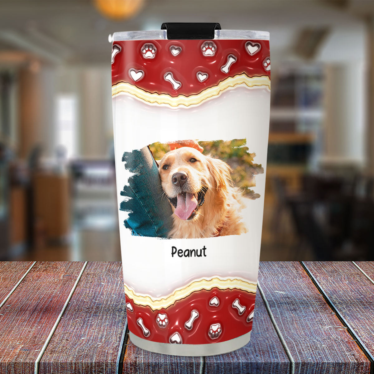 Personalized Custom 3D Inflated Effect Tumbler - Perfect for Family Photos & Thank You Moments