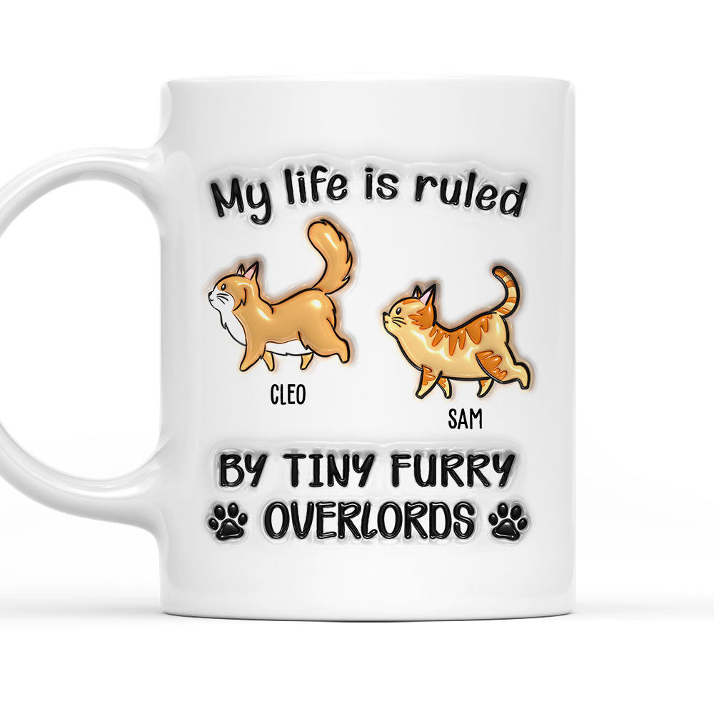 Your Overlords - Premium Personalized 3D Inflated Effect Ceramic Mug