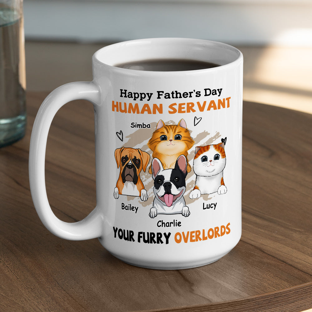 Personalized Custom 'To My Servant' Coffee Mug - Ideal Gift for Pet Lovers
