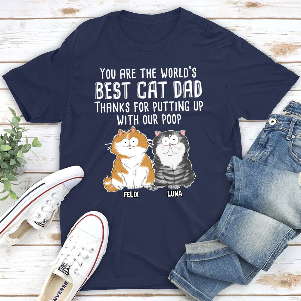 Personalized Unisex 'Putting Up With Us' Pet Lover T-shirt