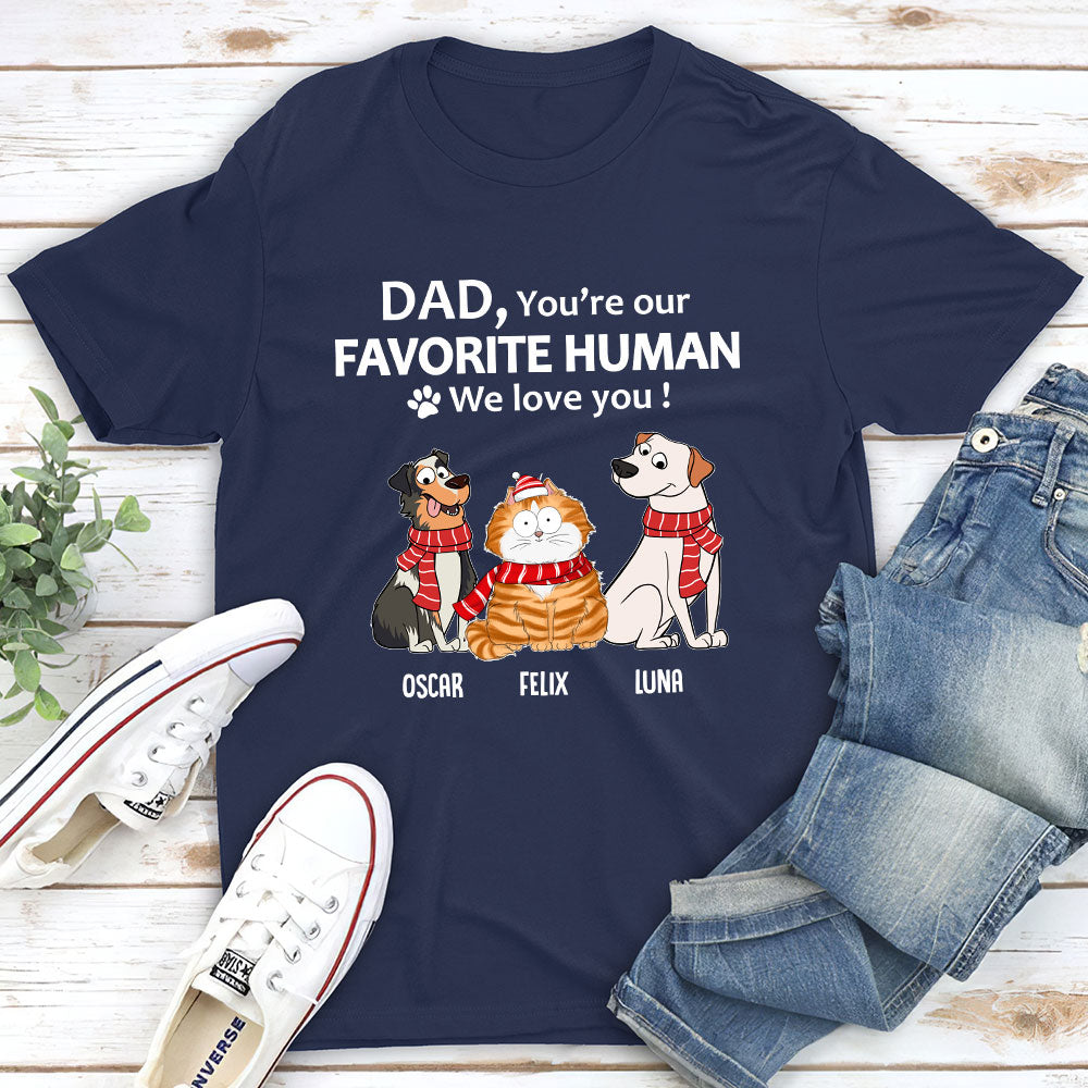 To My Human - Customizable Unisex Personalized T - shirt for Pet Lovers