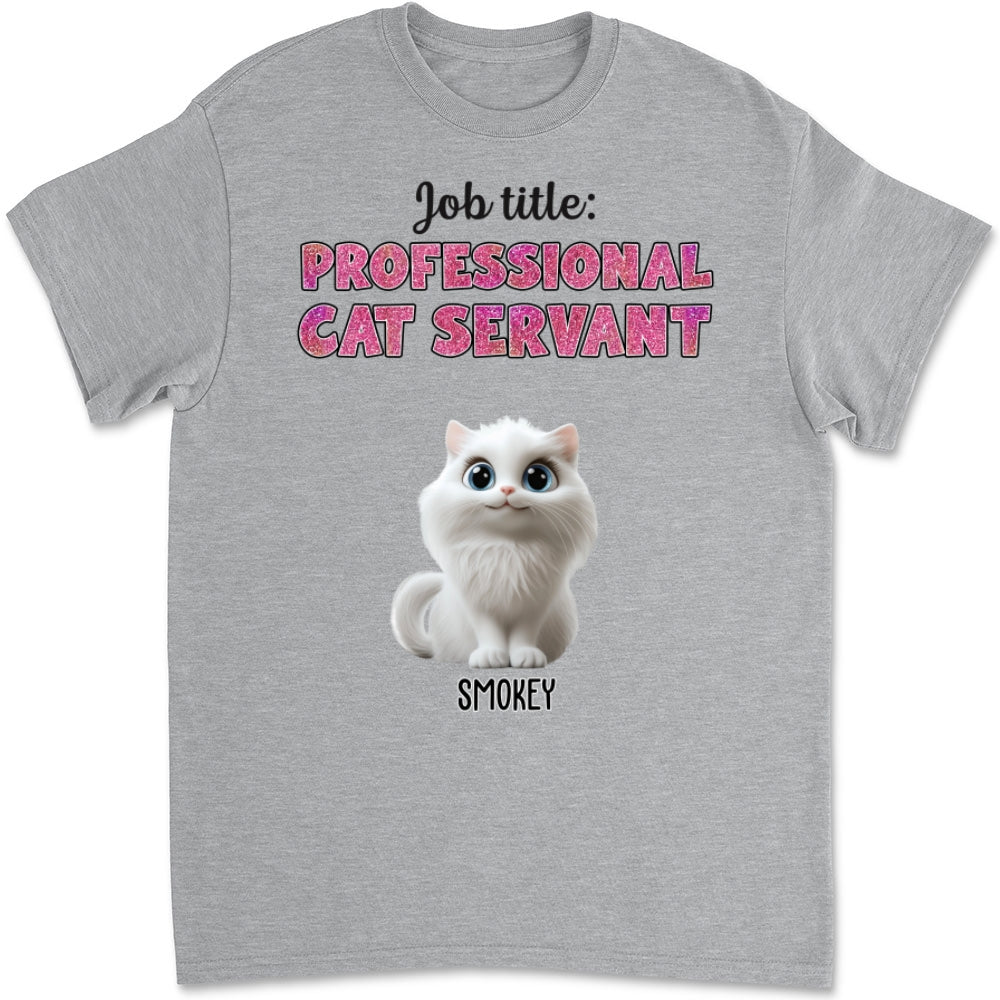 Cat Servant New Style - Customizable Unisex Personalized T-shirt for Pet Lovers