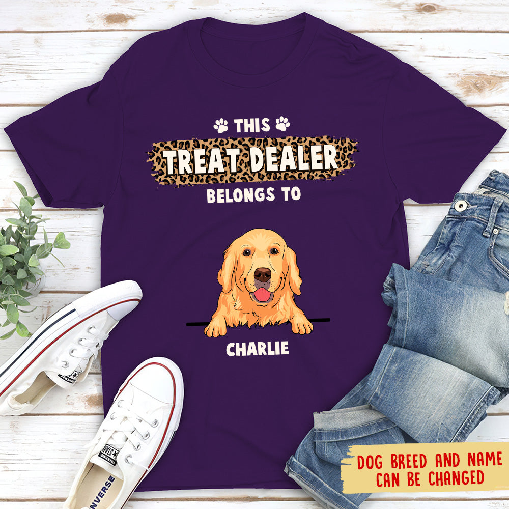 Treat Dealer - Customizable Unisex Personalized T - shirt for Pet Lovers
