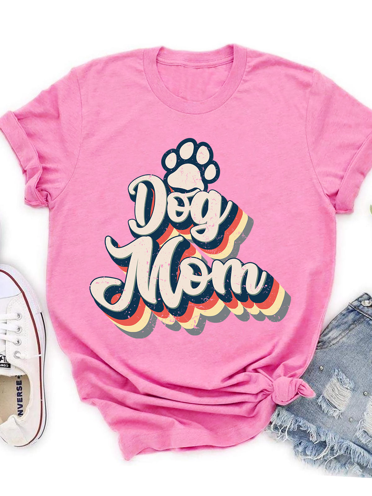Unique Dog Mom Unisex T - shirt: Ideal Gift for Pet Lovers