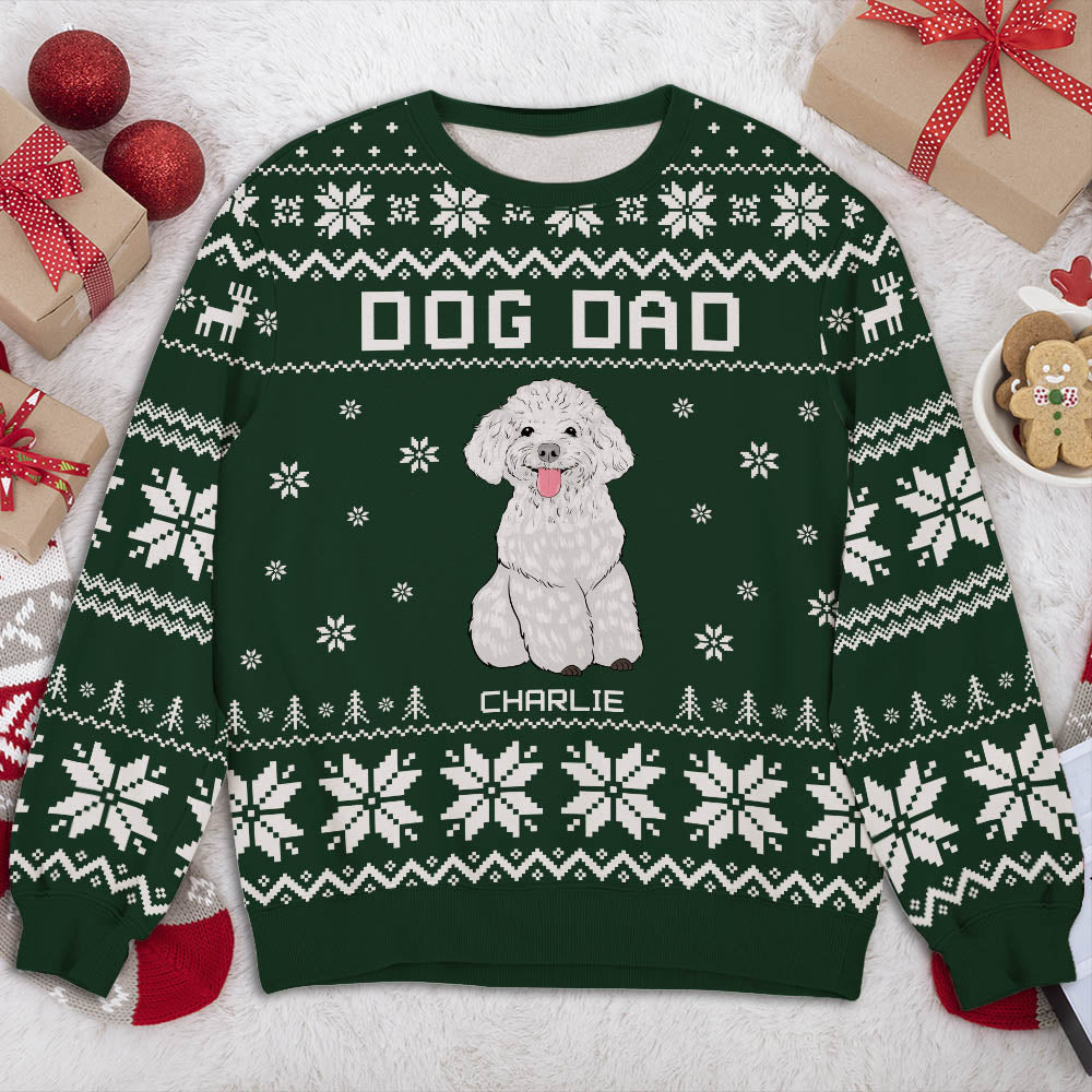 Top-Rated Personalized All-Over-Print Dog Sweatshirt for Dog Lovers