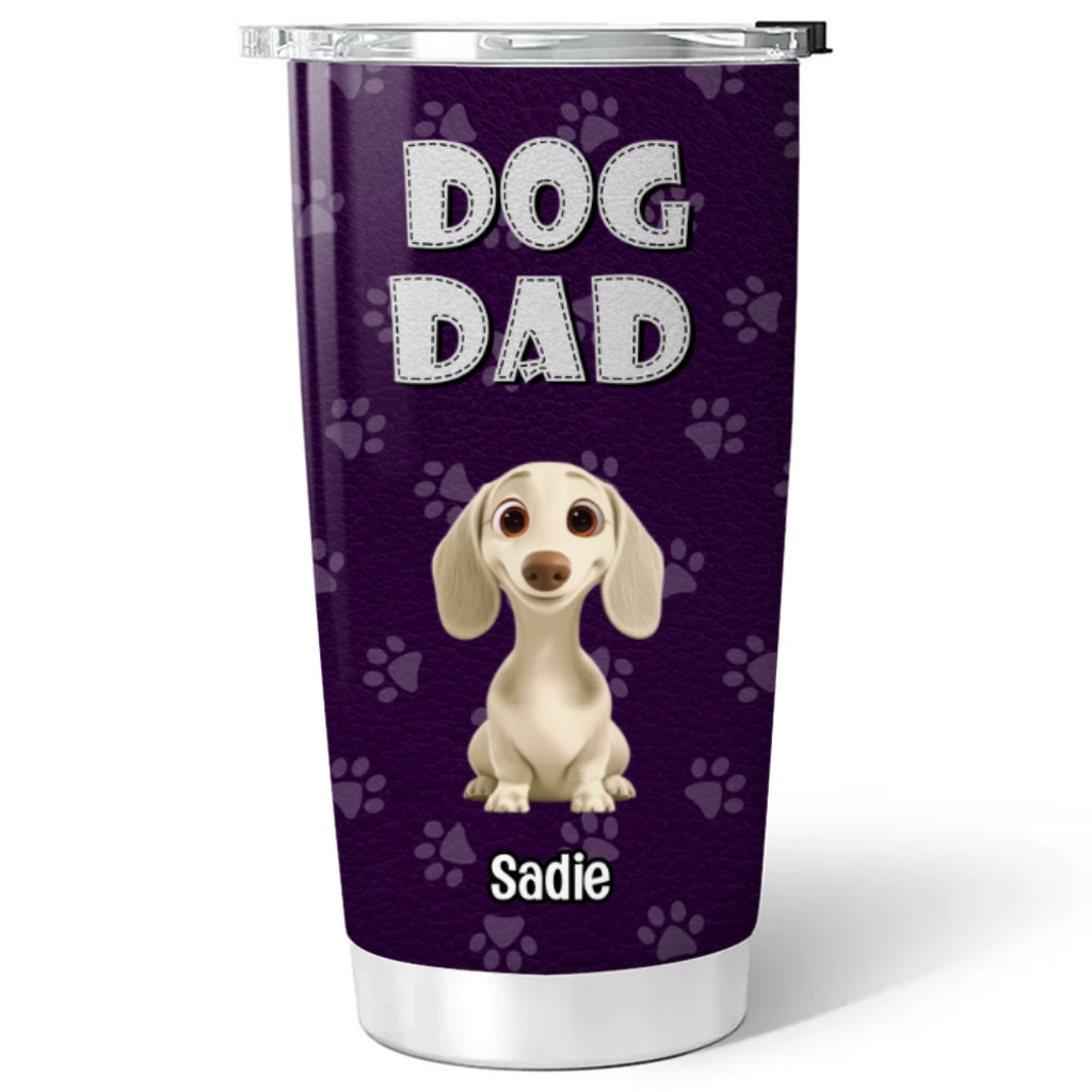Personalized Custom Tumbler: A Little Dog's Love - Keep Drinks Fresh
