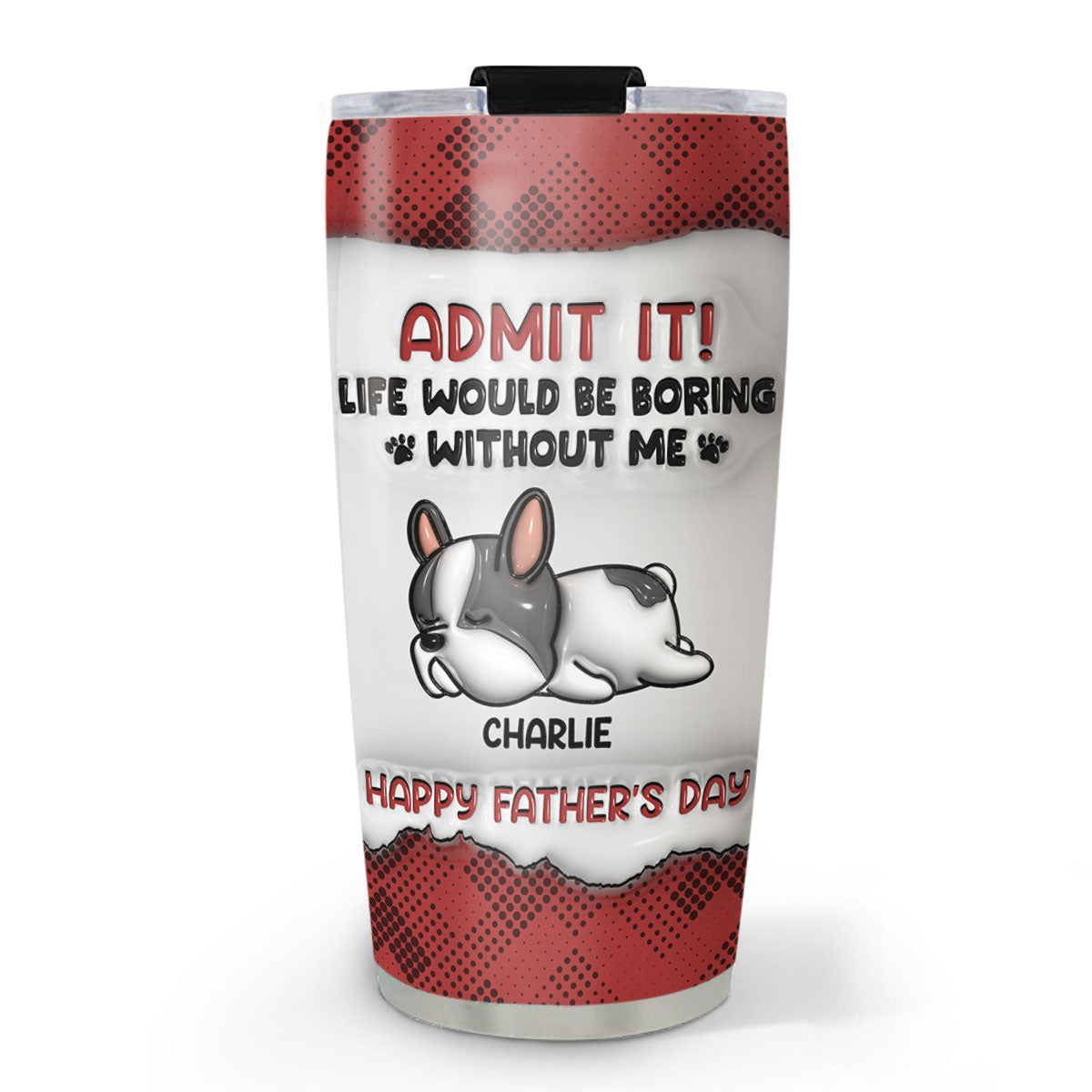 Personalized 3D Inflated Effect Custom Tumbler - Ideal for All Occasions