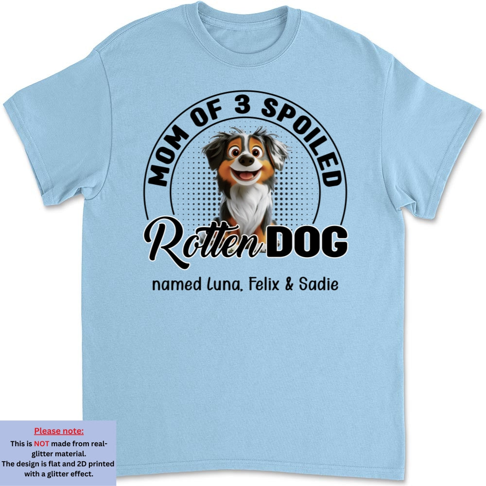 Adorable Customizable Unisex Dog Chibi Cartoon Personalized T-Shirt for Pet Lovers