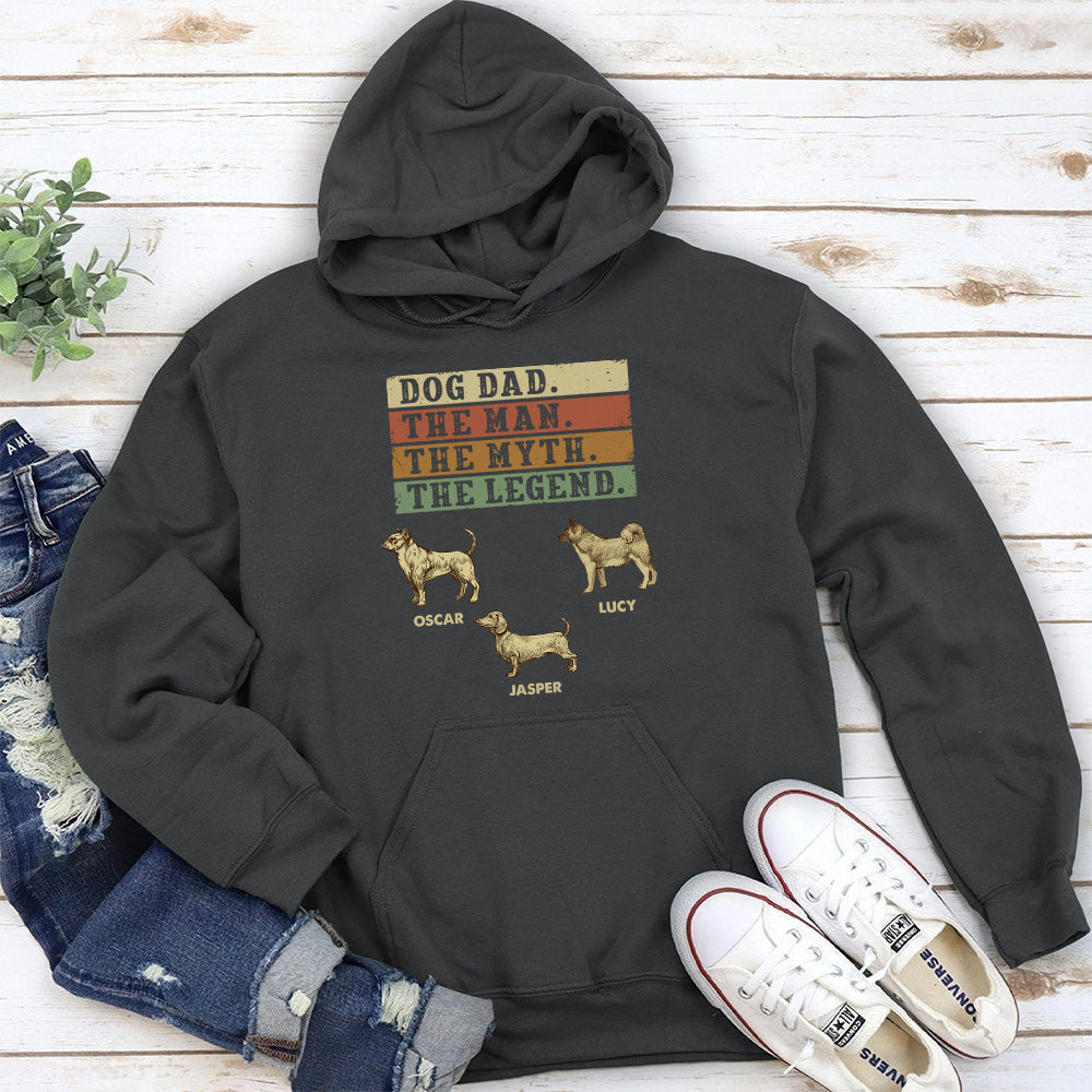 Man Myth Legend - Customizable Personalized Hoodie for Pet Lovers