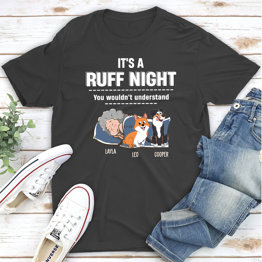Ruff Night - Customizable Unisex Personalized Pet Lover T-shirt