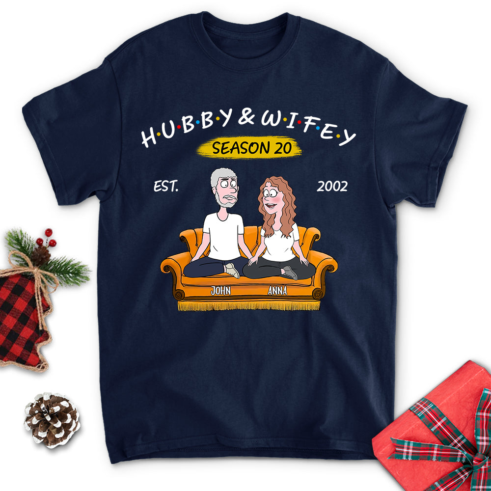 Personalized Hubby & Wifey Season Unisex T - shirt: Ideal Gift for Loved Ones
