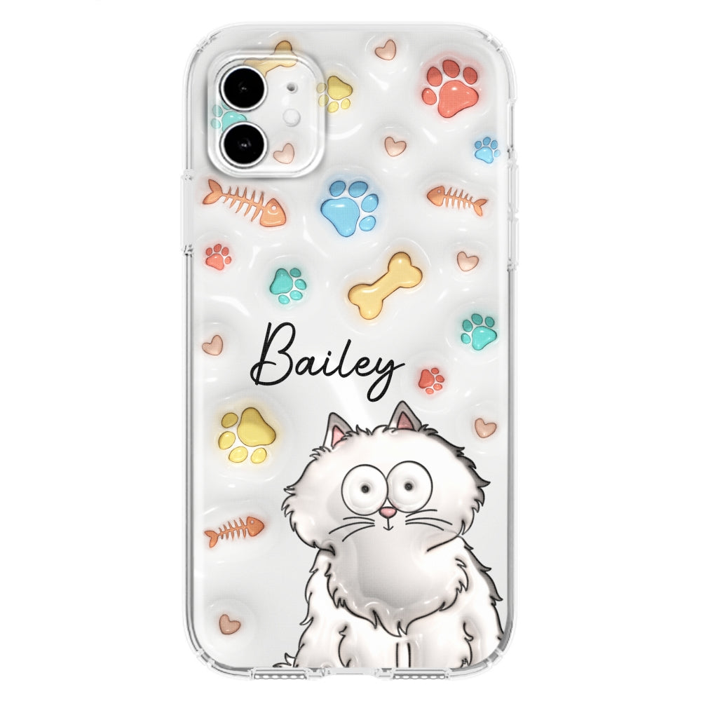 Personalized 3D Inflated Effect Custom Phone Case for Your Fur Babies and Loved Ones