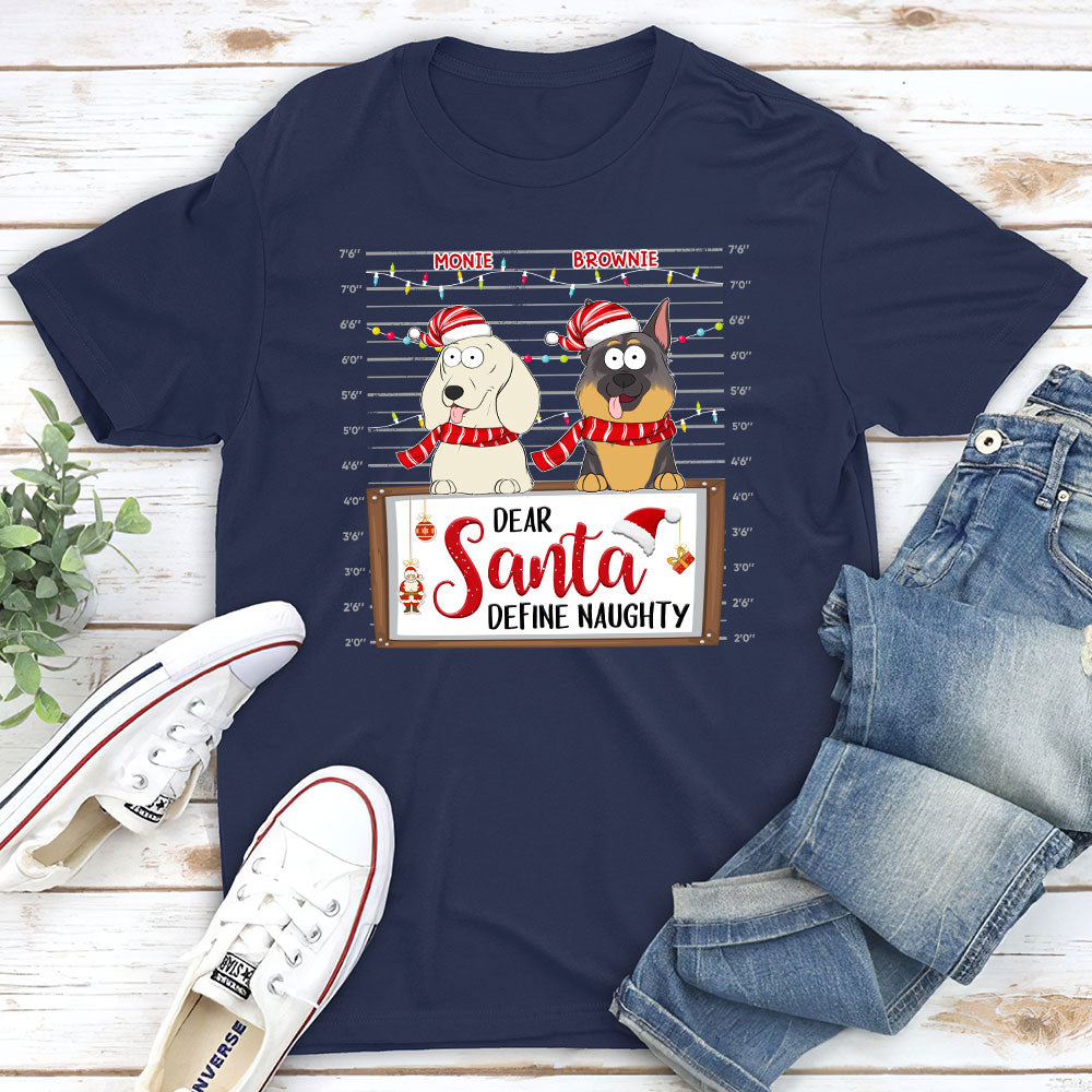 Define Naughty - Customizable Unisex Personalized Pet Lover T-shirt