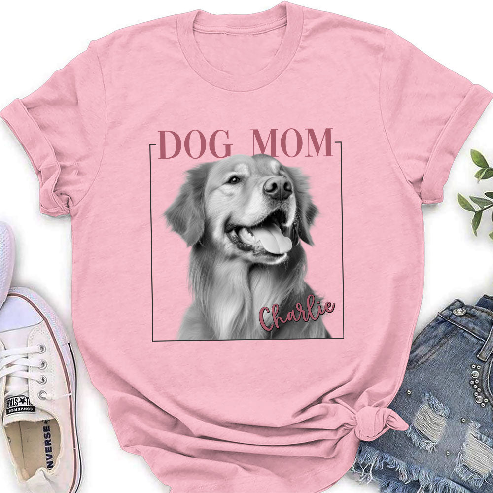 Personalized Custom Women's T-shirt: Let's Embark on a Journey Together - Ideal for Pet Lovers