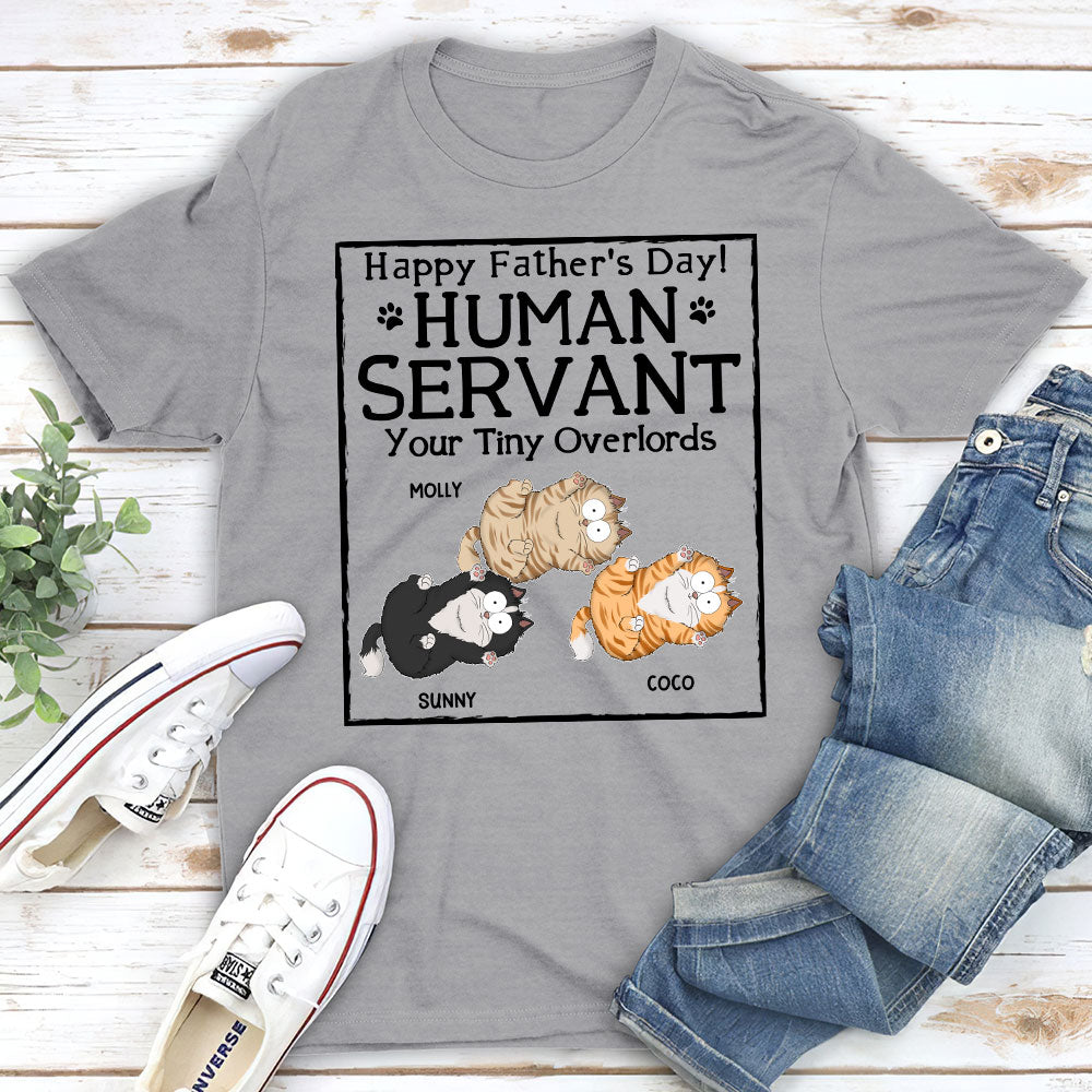 Your Overlords - Customizable Unisex Personalized T - shirt for Pet Lovers