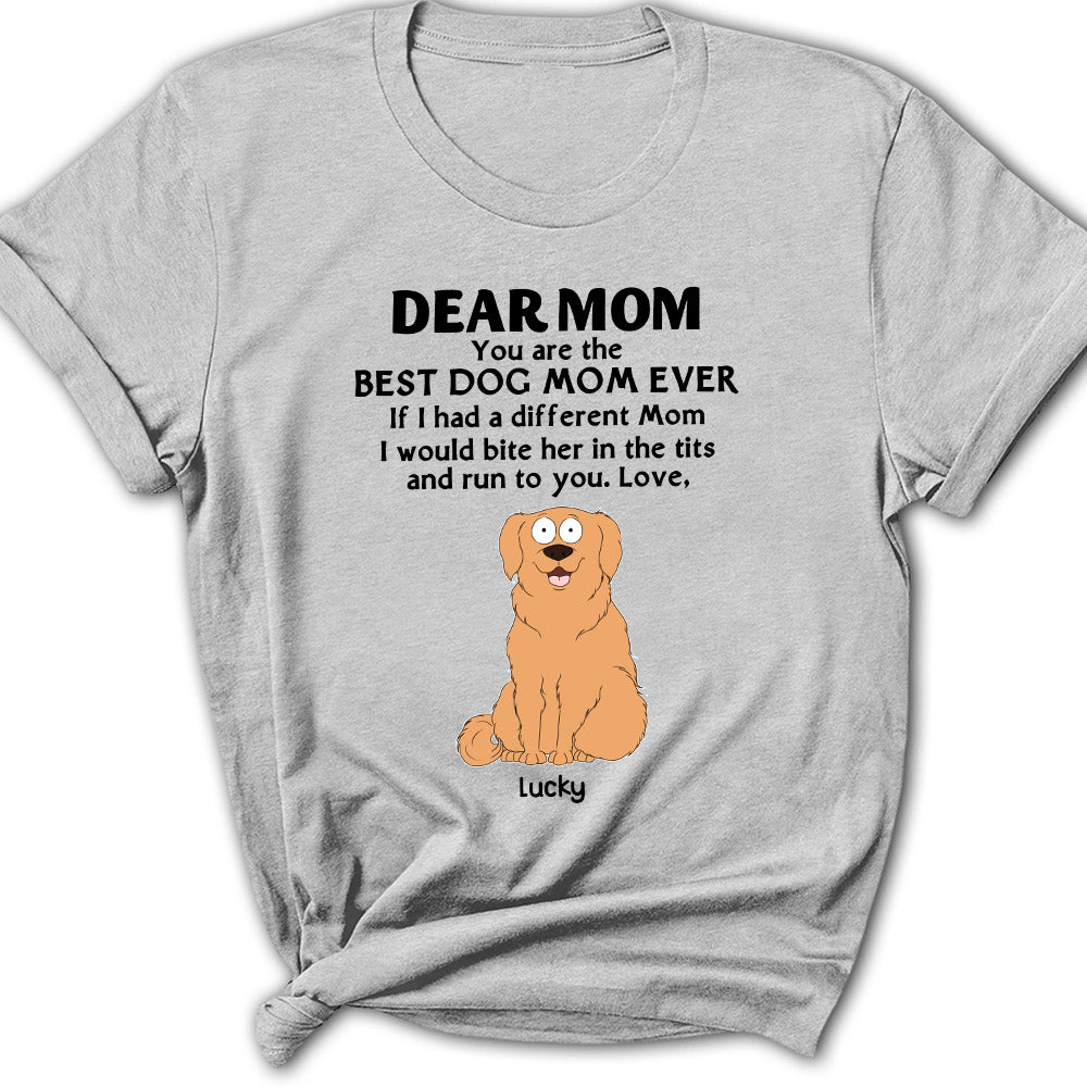 Bite And Run - Customizable Personalized Women's Pet Lover T-shirt