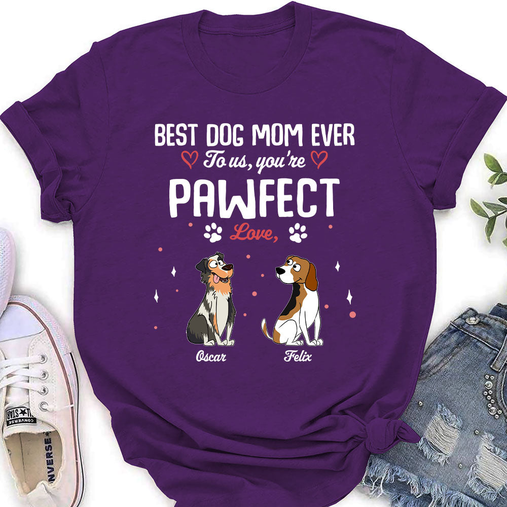 Pawfect Personalized Custom Women's T-shirt for Pet Lovers