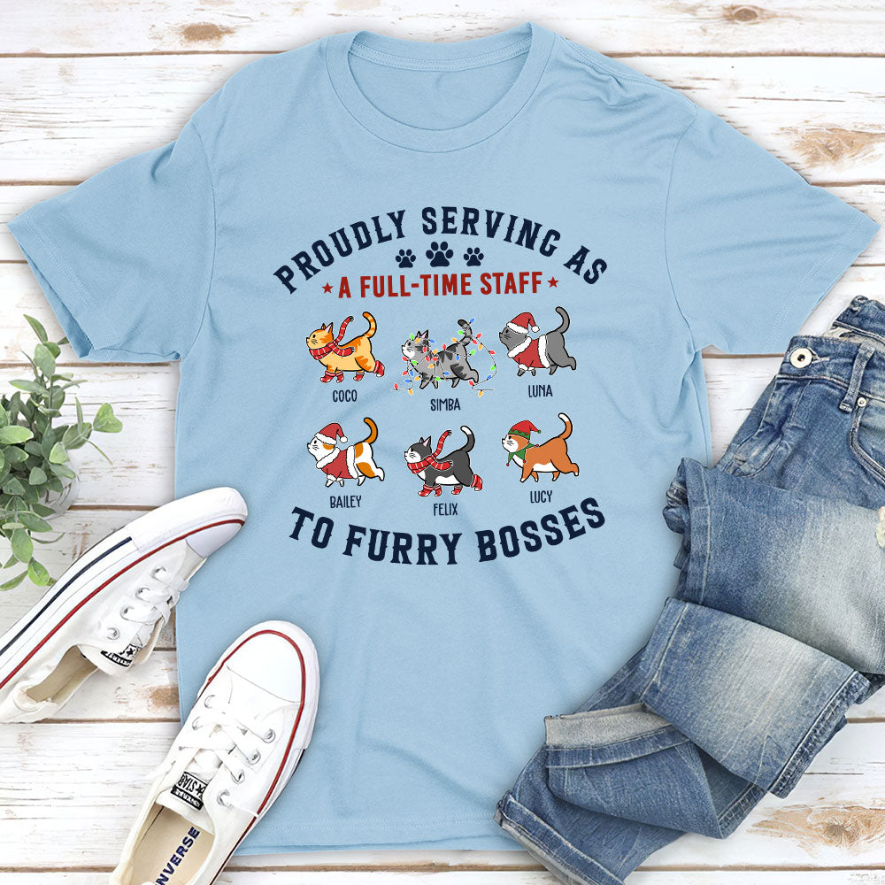 My Furry Boss - Customizable Unisex Personalized T-shirt for Pet Lovers