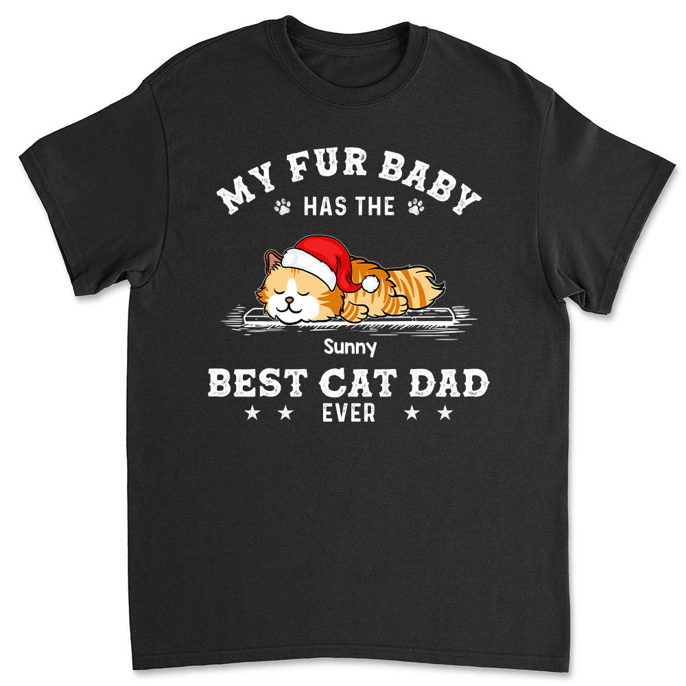 The Ultimate Personalized Custom Unisex Cat Dad T-shirt: Ideal Gift for Pet Lovers
