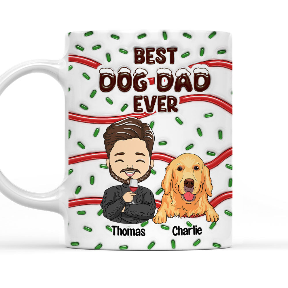 Top - Rated Personalized 3D Inflated Effect Mug for Dog Moms and Dads