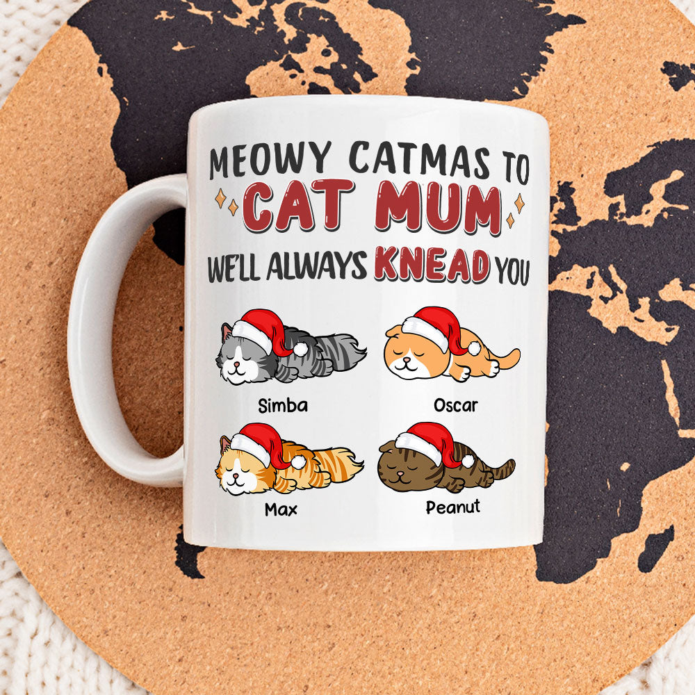 Personalized 'I Will Always Knead You' Custom Coffee Mug - Perfect Gift for Loved Ones