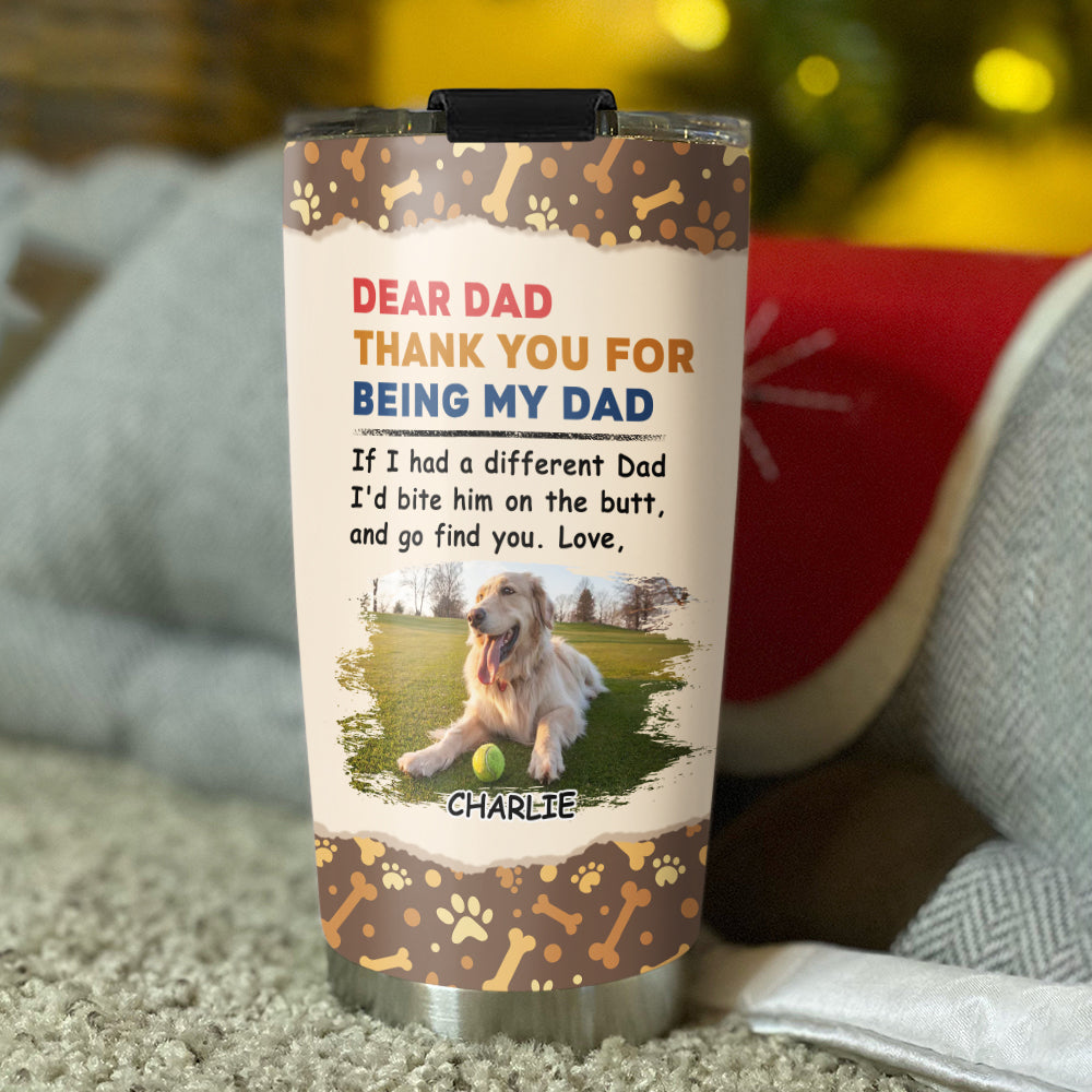 Personalized Custom 'Bite The Butt' Tumbler - Express Your Style
