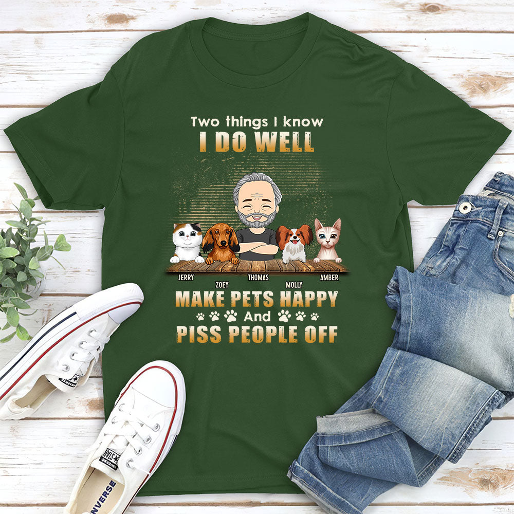 I Do Well - Customizable Unisex Personalized T-shirt for Pet Lovers