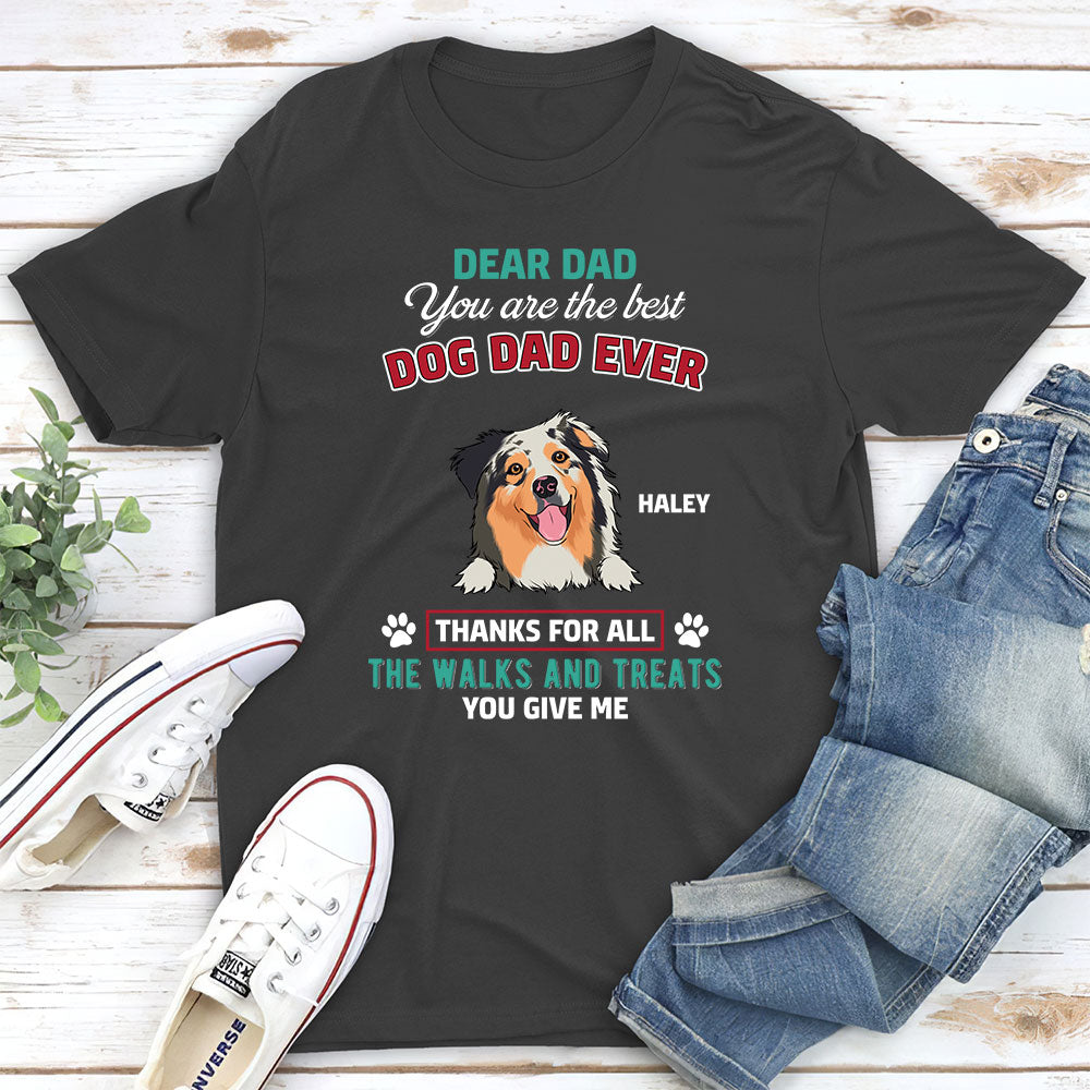 Personalized Custom Premium T-shirt for Pet Lovers' Walks