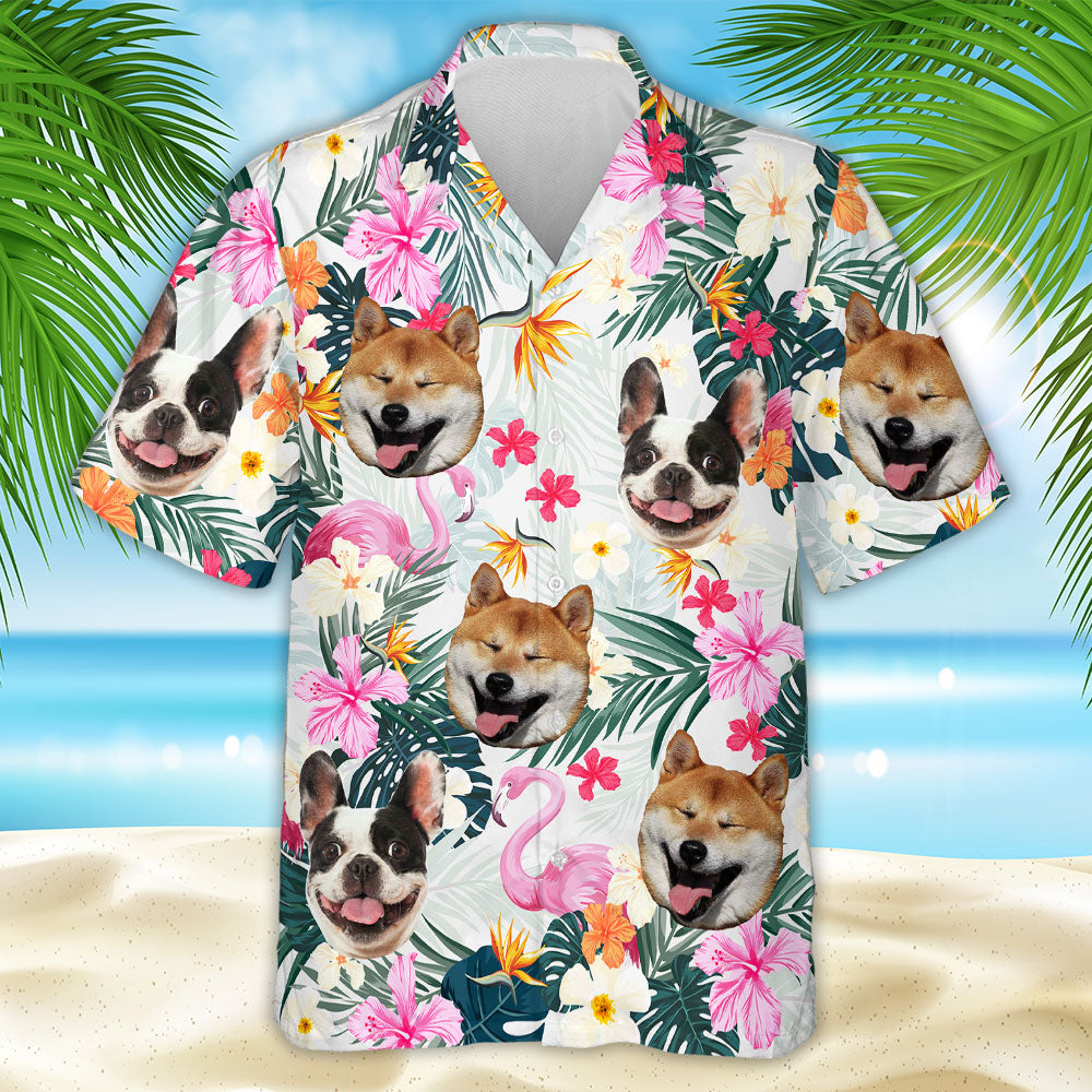 Personalized Custom Hawaiian Shirt with Funny Pet Face - Ideal Gift for Pet Lovers