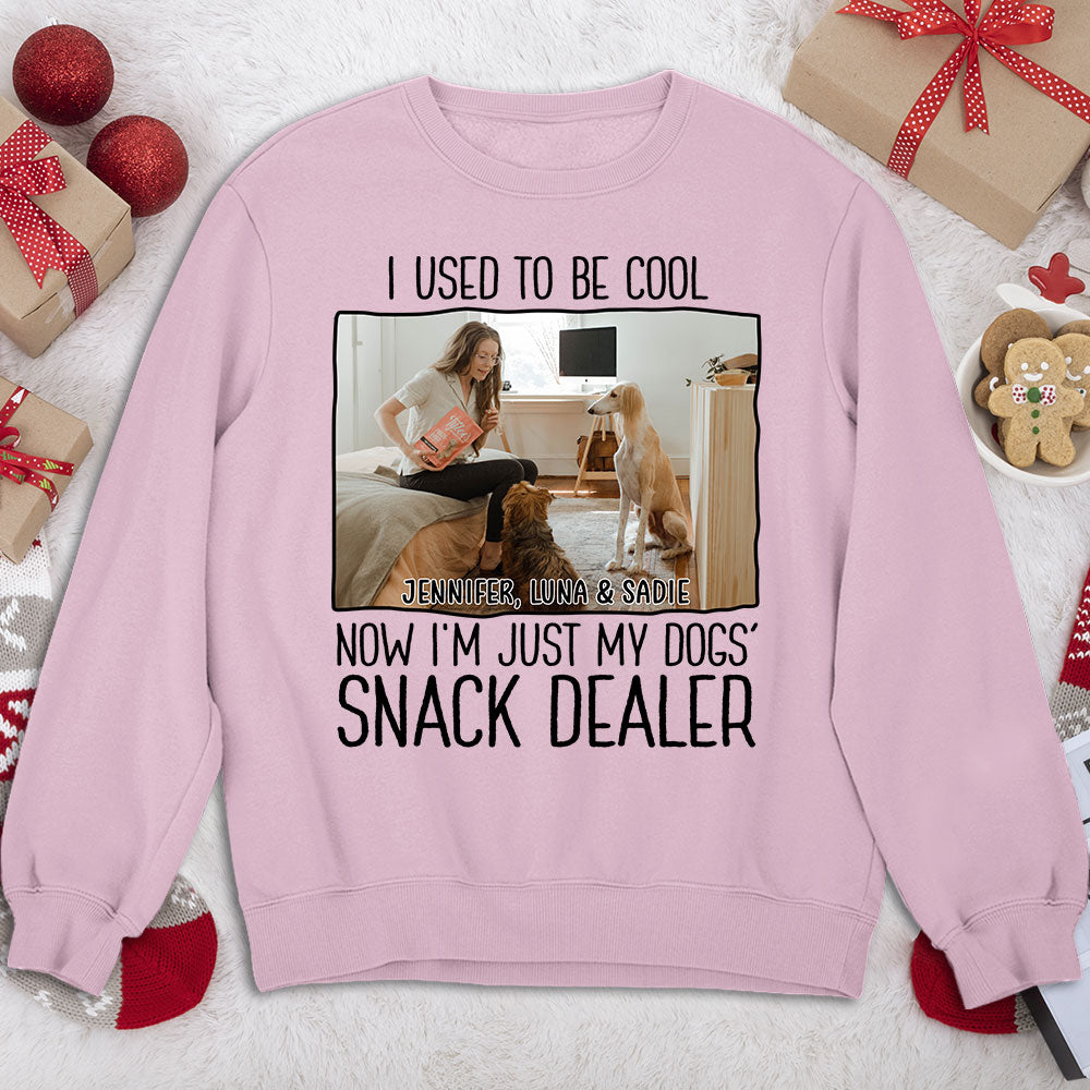 Personalized Just A Snack Dealer Photo Custom Sweatshirt - Ideal Gift