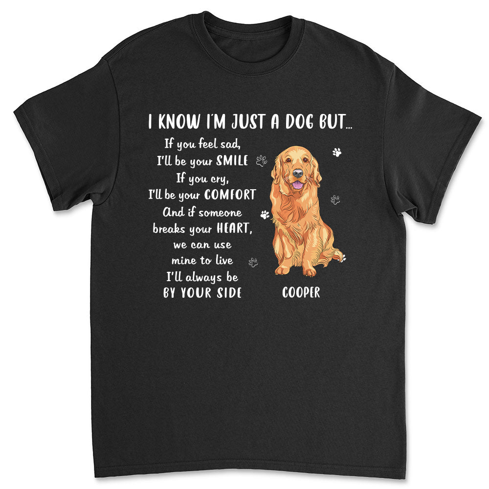 Personalized Custom By Your Side Unisex Pet Lover T-shirt
