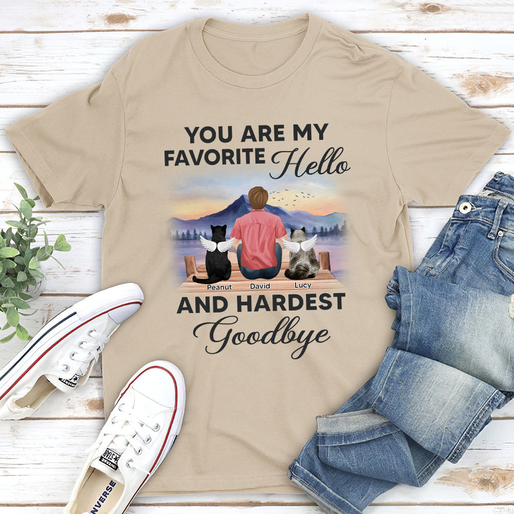 Personalized Memorial Cat Unisex T-shirt - A Cherished Keepsake