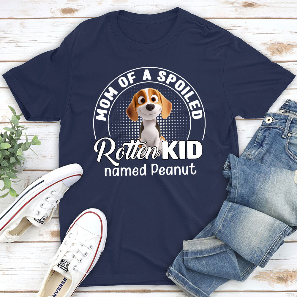 Spoiled Rotten Pet Chibi Cartoon Personalized Unisex T - shirt: Ideal Gift for Pet Lovers