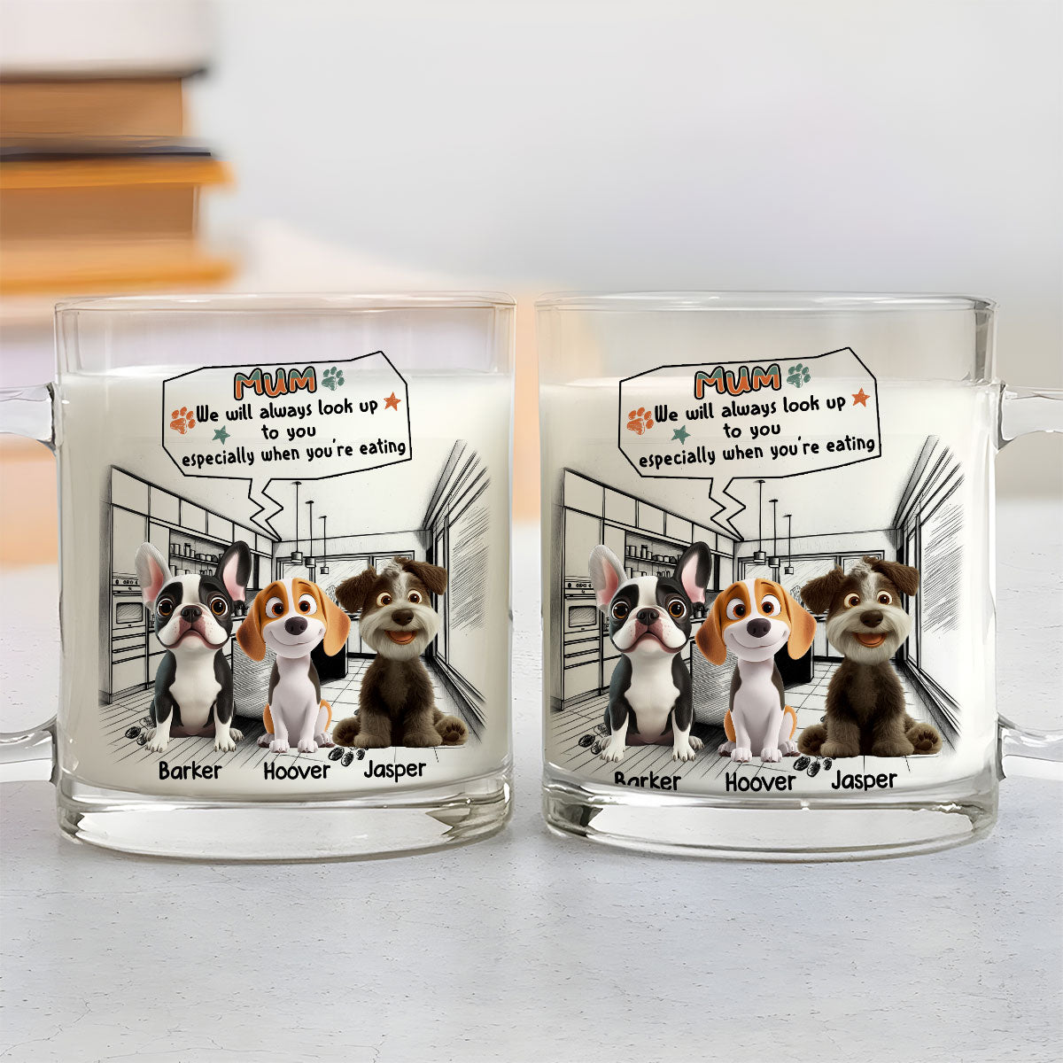 Personalized Custom Glass Mug - A Unique Drinking Companion