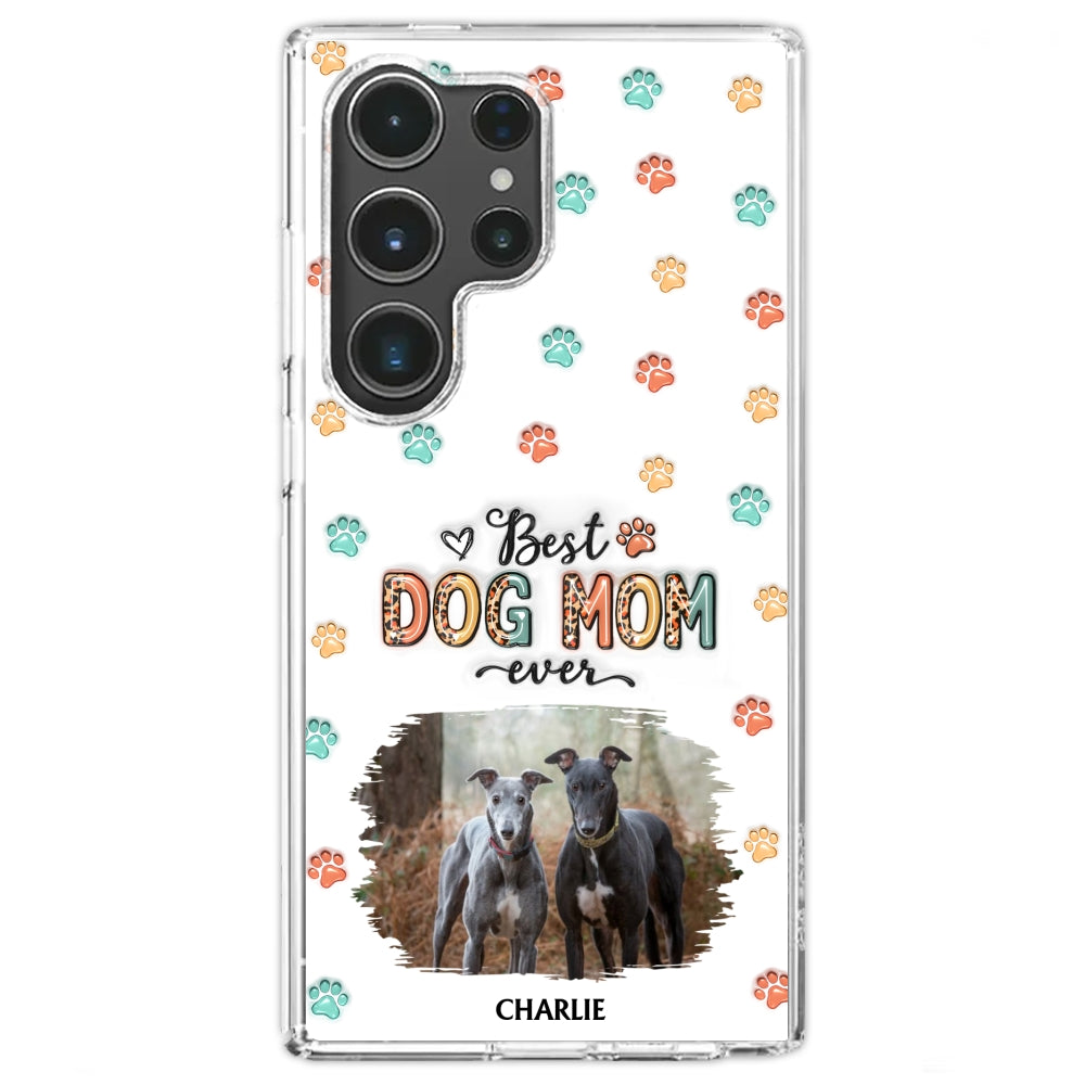 Best Dog Mom Forever - Personalized 3D Inflated Effect Custom Phone Case