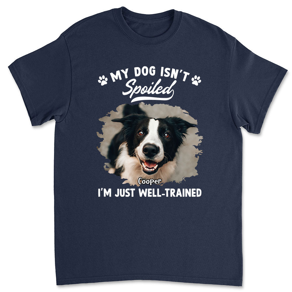 Spoiled Dog Personalized Unisex Custom T-shirt - Ideal Gift for Pet Lovers
