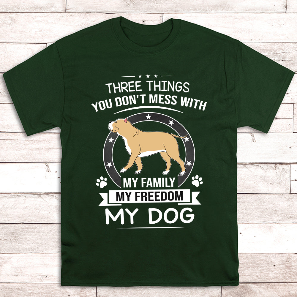 Three Things - Customizable Unisex Personalized Pet Lover T-shirt