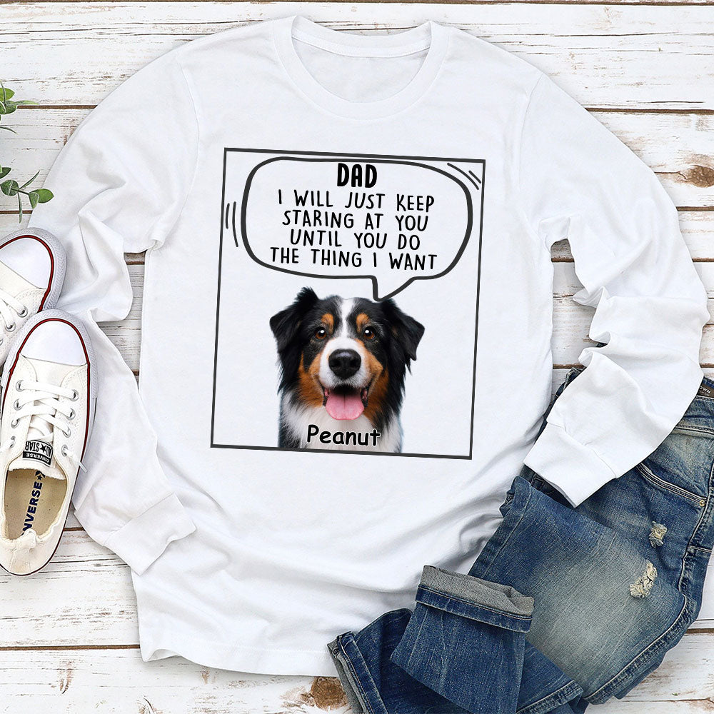 Personalized Custom Long Sleeve T-shirt: Ideal Gift for Pet Lovers