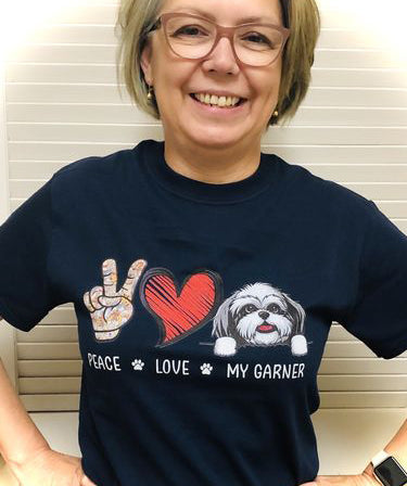 Peace Love Dog - Customizable Unisex Personalized T - shirt for Pet Lovers