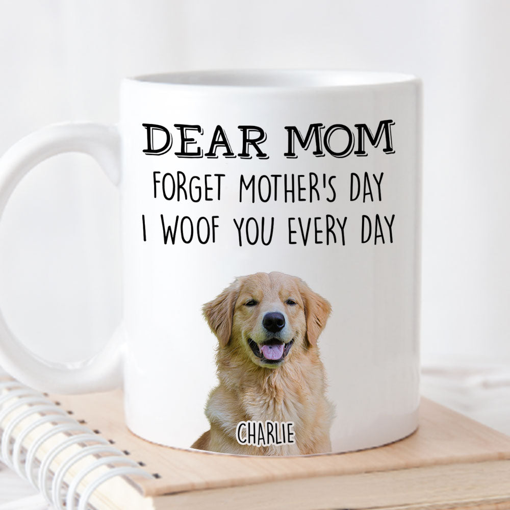 Personalized 'We Woof You Mom Dad' Custom Coffee Mug for Pet Lovers