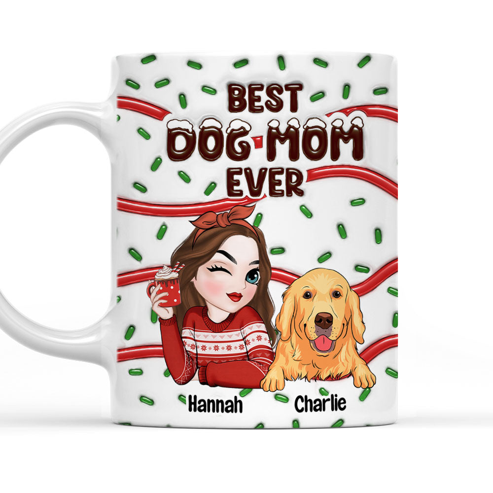 Top - Rated Personalized 3D Inflated Effect Mug for Dog Moms and Dads
